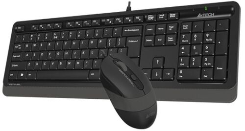 A4-F1010 A4TECH FSTYLER TASTATURA US-LAYOUT + MIS USB, GREY