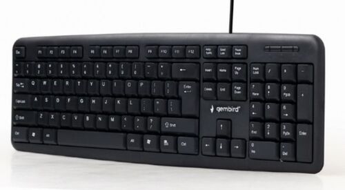 KB-U-103 ** GEMBIRD STANDARDNA TASTATURA US LAYOUT BLACK USB A (303)