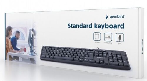 KB-U-103-YU ** GEMBIRD STANDARDNA TASTATURA SRB (YU) LAYOUT BLACK USB (404)