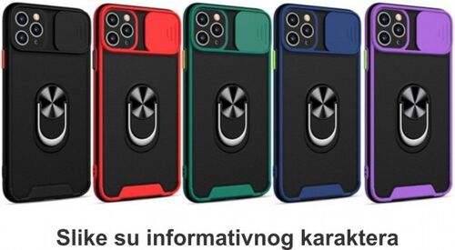 MCTR8-IPHONE 11 PRO *  FUTROLA MAGNETIC DEFENDER SILICONE BLACK (239)