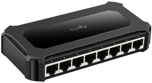 CUDY GS108D 8-PORT GBIT DESKTOP SWITCH, 8X RJ45 10/100/1000 (ALT.PFS3008-8GT-L)