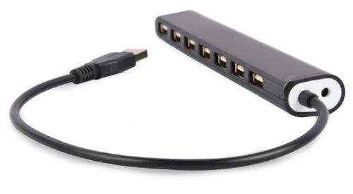 UHB-U2P7-04 GEMBIRD USB 2.0 7-PORT HUB, BLACK A