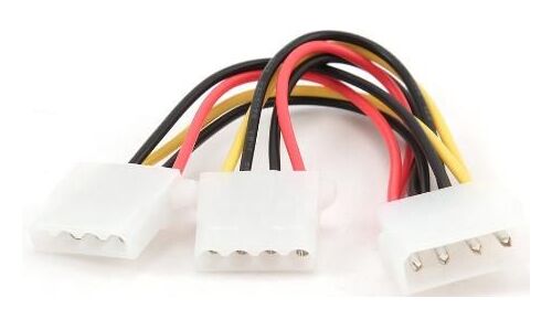 CC-PSU-1 GEMBIRD INTERNAL POWER MOLEX 4-PIN SPLITTER KABL 15CM