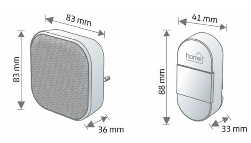 BE&#382;I&#269;NO KU&#263;NO ZVONO 230V, 140M SA KINETI&#269;KIM TASTEROM DBK1401AC