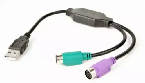 ADAPTER USB - 2 PS/2 CABLEXPERT UAPS12-BK 30CM