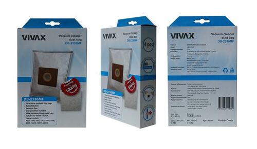 VIVAX HOME KESE ZA USIS. SINT. (4KOM/PAK) + FILTER DB-2330MF