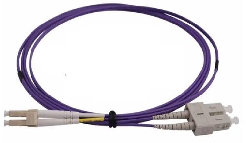 FO SC/UPC - LC/UPC  MM 3M OM4 DX PURPLE