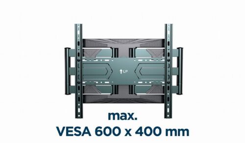 WM-80ST-01 GEMBIRD TV NOSAC OKRETANJE/TILT 40-80 VESA MAX.60X40CM, MAX 50KG, DRZAC