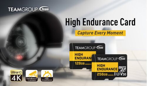 TEAMGROUP MICRO SDXC 64GB HIGH ENDURANCE UHS-I U3 V30, 100/50MB/S, THUSDX64GIV3002 ZA VIDEO NADZOR!