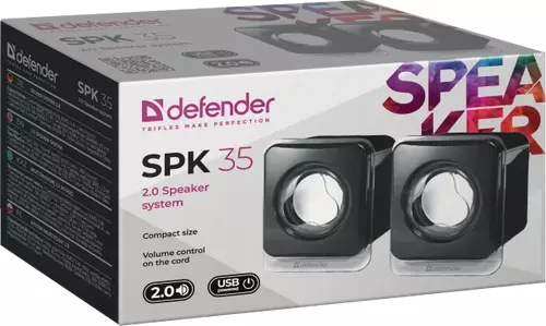 ZVUČNICI 2.0 USB DEFENDER SPK-35, CRNI