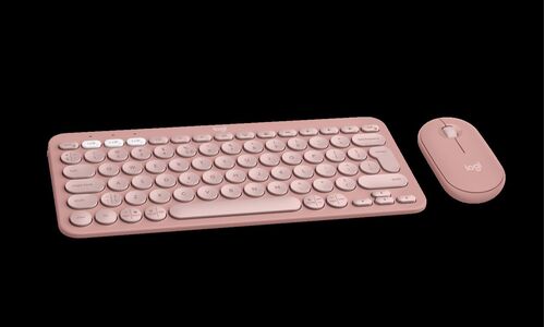 LOGITECH PEBBLE2 COMBO ROSE US