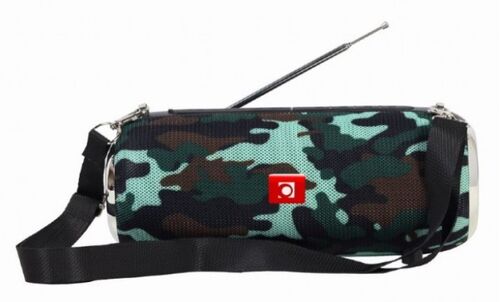 SPK-BT-17-CM GEMBIRD PORTABLE BLUETOOTH SPEAKER +HANDSFREE 2X5W, FM, USB, SD, AUX + ANTENA CAMO