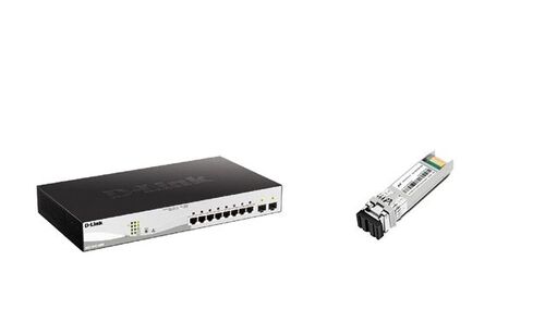 D-LINK WEB UPRAVLJIVI DGS-1210-10MP+SFP MODUL 1.25GB