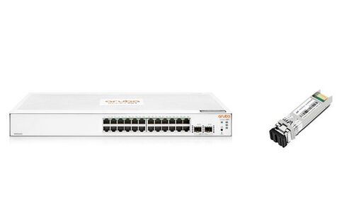 NET HPE ARUBA ION 1830 24G 2SFP SWITCH + SFP MODUL 1.25GB