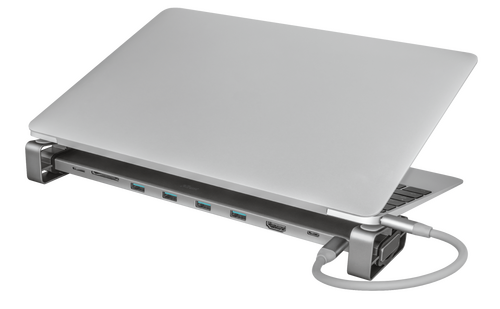 ADAPTER TRUST DALYX MULTI-PORT DOCK/10IN1/USB-C/SIVA