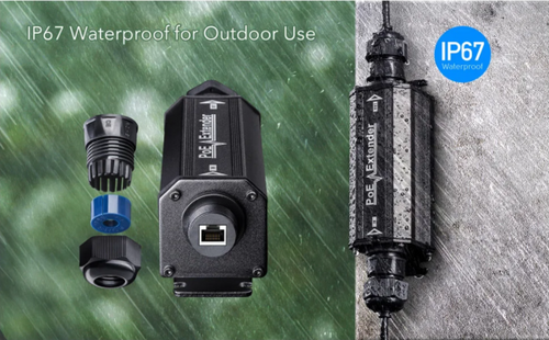 CUDY POE15 GIGABIT POE+ OUTDOOR WATERPROOF EXTENDER