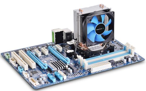 DEEPCOOL ICE EDGE MINI FS V2.0 UNI KULER 100W 80MM.FAN +/-2200RPM 25CFM 24DBA LGA 1156/K8/FM/AM4