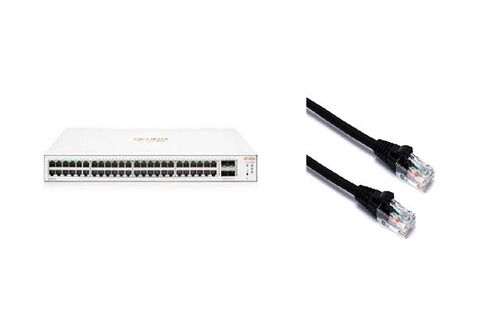 ARUBA INSTANT ON 1830 48G 4SFP SWITCH + PATCH KABL, CAT6 1M