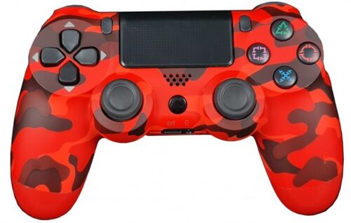 JPD-WIRELESS-THRILLERSHOCK PC/PS4 CAMO RED GEMBIRD BEZICNI GAMEPAD SA DVOSTRUKOM VIBRACIJOM