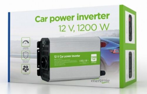 EG-PWC1200-01 GEMBIRD 12V AUTO INVERTER DC/AC 1200W+USB PORT