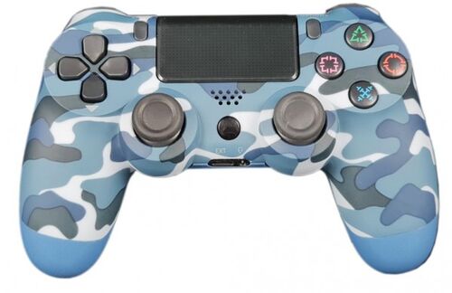 JPD-WIRELESS-THRILLERSHOCK PC/PS4 CAMO BLUE GEMBIRD BEZICNI GAMEPAD SA DVOSTRUKOM VIBRACIJOM