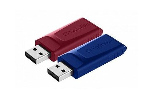 VERBATIM SLIDER USB 2X32GB PAC (49327)