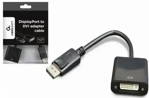 ADAPTER KONVERTER DIPSLAYPORT - DVI 24+1 GEMBIRD A-DPM-DVIF-002