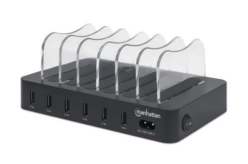 MANHATTAN 6-PORT USB PUNJAČ ZA UREĐAJE 102254