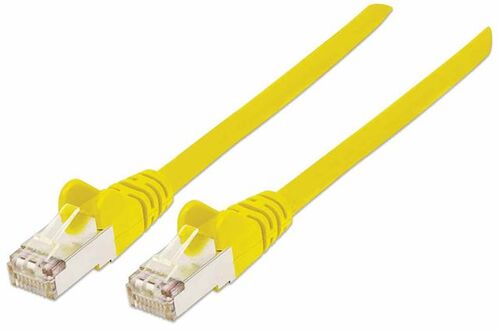 KABL INTELLINET PATCH, CAT6, CERT, S/FTP, 0.5M, ŽUTI 735261