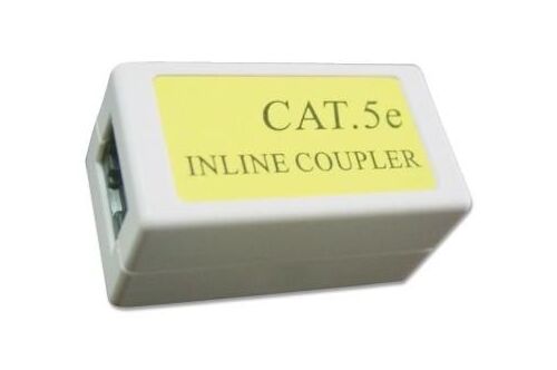 NCA-LC5E-001 GEMBIRD CAT.5E LAN COUPLER WHITE SPOJNICA ZA KABL RJ-45 (ALT. TA-350)