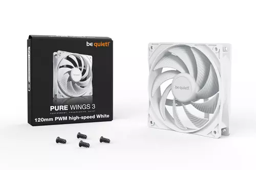 CASE COOLER BE QUIET PURE WINGS 3 120MM PWM HIGH-SPEED BL111 WHITE