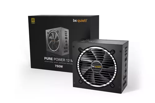 NAPAJANJE BE QUIET PURE POWER 12 M750W BN343 GOLD  MODULARNO ATX3.0