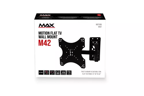 NOSAČ ZA TV MAX M42 14-42/VESA MAX 200X200/20KG/ZGLOBNI