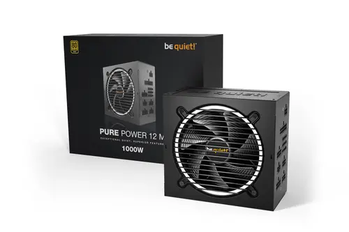 NAPAJANJE BE QUIET PURE POWER 12 M 1000W BN345 GOLD MODULARNO ATX 3.0