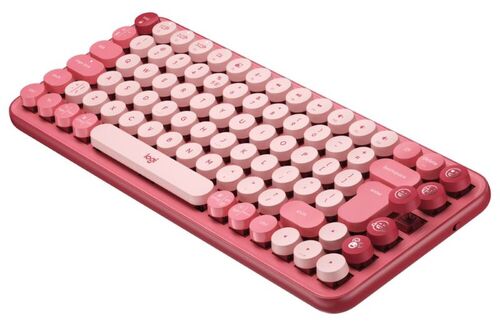 LOGITECH POP KEYS WITH EMOJI, HEARTBREAKER ROSE