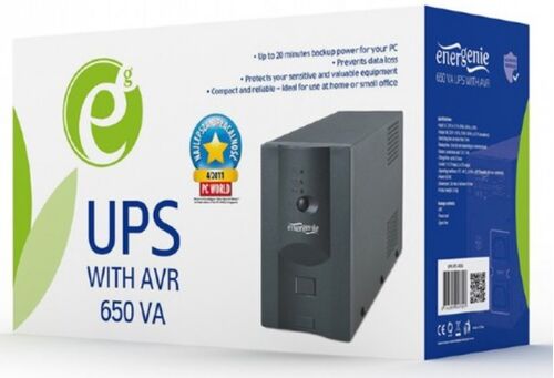 UPS-PC-652A GEMBIRD UPS 650VA 390W SA STABILIZATOROM AVR