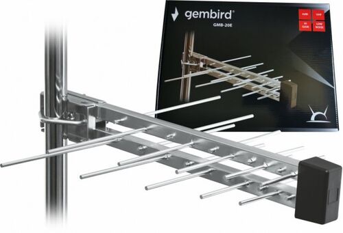 GMB-20E SA KUTIJOM **GEMBIRD ANTENA LOGA UHF SA RF-KONEKTOROM, 20ELEMENATA, DUZINA 39CM, 6DB ALU 609