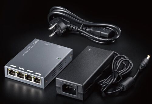 CUDY FS1006PL 6-PORT 10/100M POE+ SWITCH, 60W EXTERNAL, MAX 32W/POE, UPLINK, 250M, 4KV PROTECTION