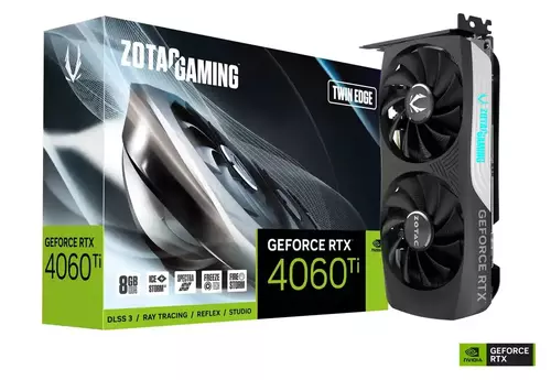 GRAFIČKA KARTA ZOTAC GAMING GEFORCE RTX 4060 TI TWIN EDGE 8GB DDR6 128 BIT 3XDP/HDMI