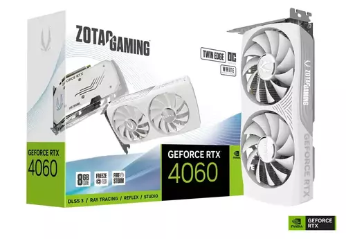 GRAFIČKA KARTA ZOTAC GAMING GEFORCE RTX 4060 TWIN EDGE OC WHITE EDITION 8GB DDR6 128 BIT 3XDP/HDMI