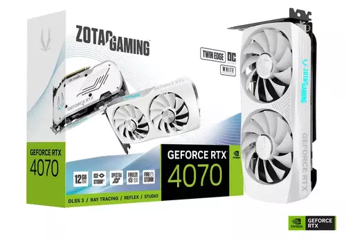 GRAFIČKA KARTA ZOTAC GAMING GEFORCE RTX 4070 TWIN EDGE OC WHITE EDITION 12GB DDR6 192 BIT 3XDP/HDMI