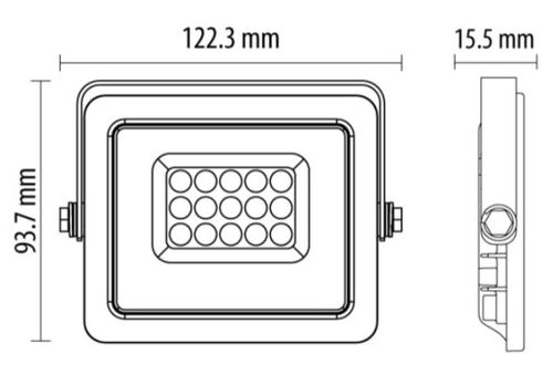 LED REFLEKTOR 10W 6500K LRFK02W-10/WH BELA