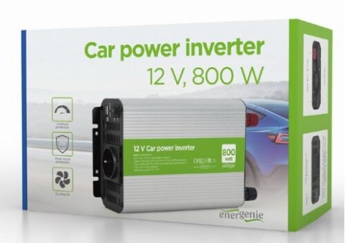 EG-PWC800-01 GEMBIRD 12V AUTO INVERTER DC/AC 800W+USB PORT