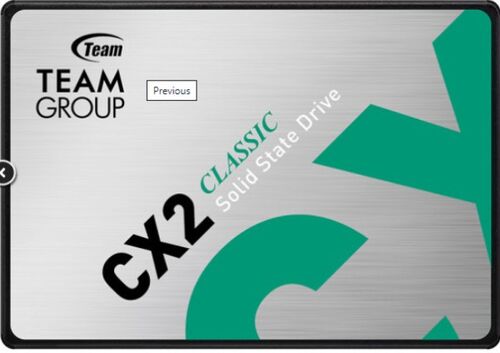 TEAMGROUP 2.5 512GB SSD SATA3 CX2 7MM 530/470 MB/S T253X6512G0C101