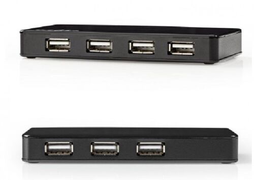 UHUBU2730BK USB 2.0 7-PORT HUB + AD/DC ADAPTER