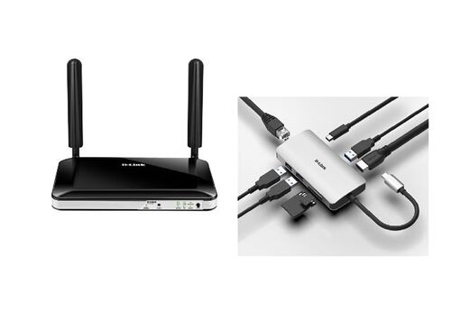 D-LINK ROUTER 4G LTE WI-FI DWR-921/E + DUB-M810