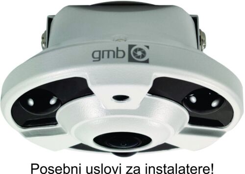 CAM-IP8MP-SKY30 GMB KAMERA 8 MPIX FISH IP CAMERA 360 STEPENI 1.8MM 20M, POE