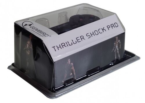 JPD-THRILLERSHOCK-BOX ** GEMBIRD USB 2.0 ANALOG VIBRATION GAMEPAD BLACK(ALT. JPD-UDV-01 (343)