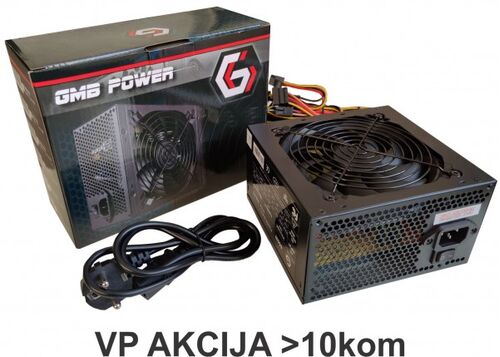 GMB-650-12 SA KUTIJOM ** GEMBIRD NAPAJANJE 650W 12CM FAN,20+4PN,4PIN,3XSATA,1XIDE 4-PIN, 6-PIN(1720)