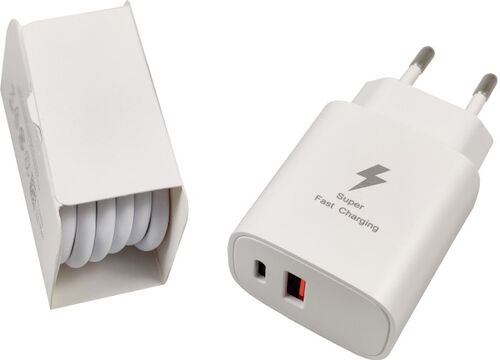 NPA-AC44 ** GEMBIRD QC3.0 BRZI PUNJAC USB+TYPE C KON.+ KABL USB-C, 25W DC 5V/3A ILI 9V/2,77A (679)